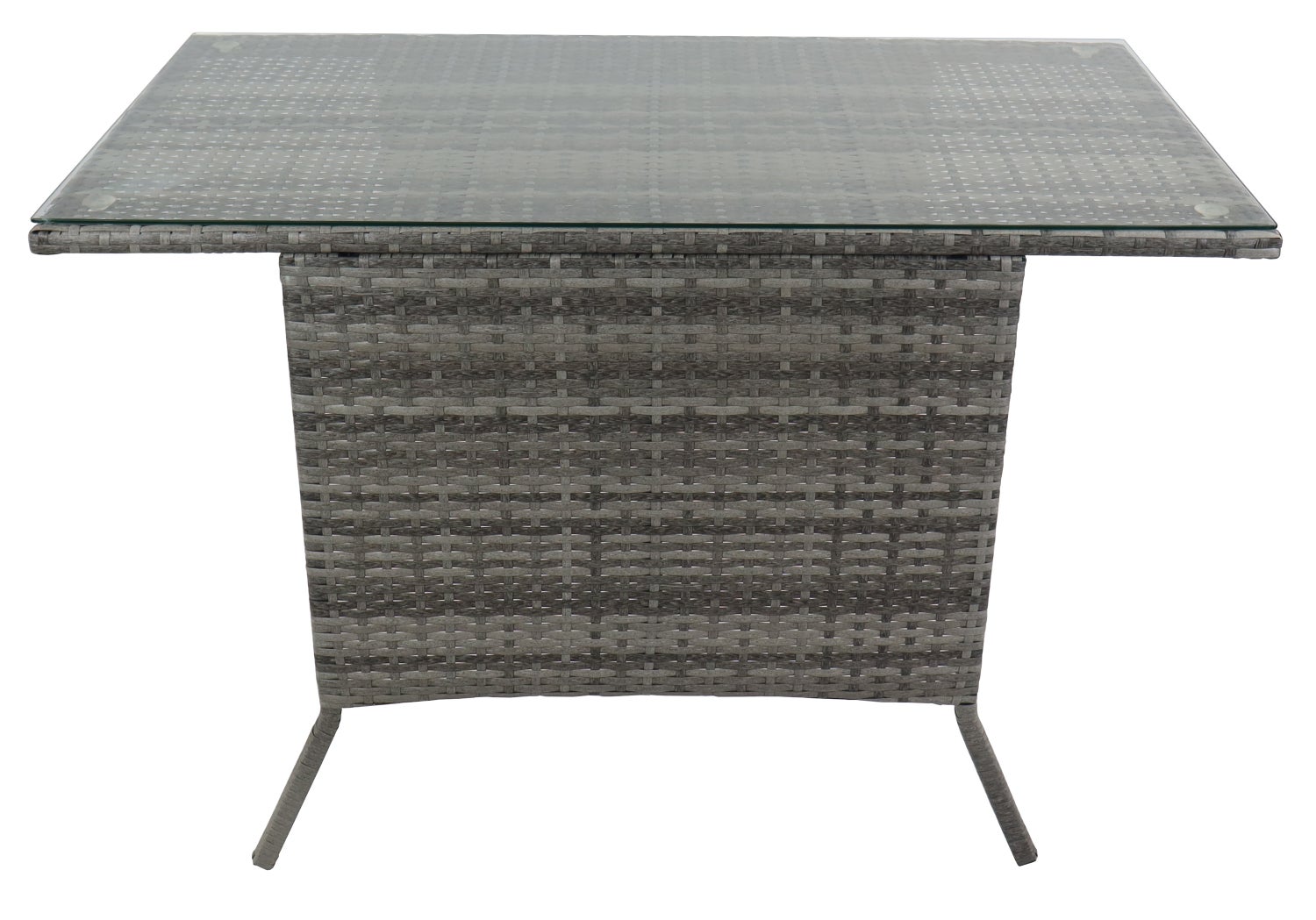 Rotan tuintafel balkontafel Raloso grijs