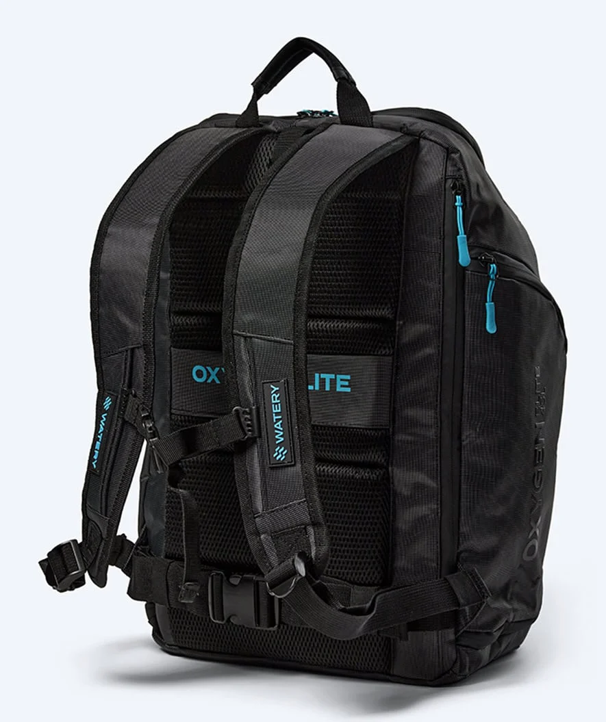 Watery svømmetaske - Oxygen Elite 45L - Sort