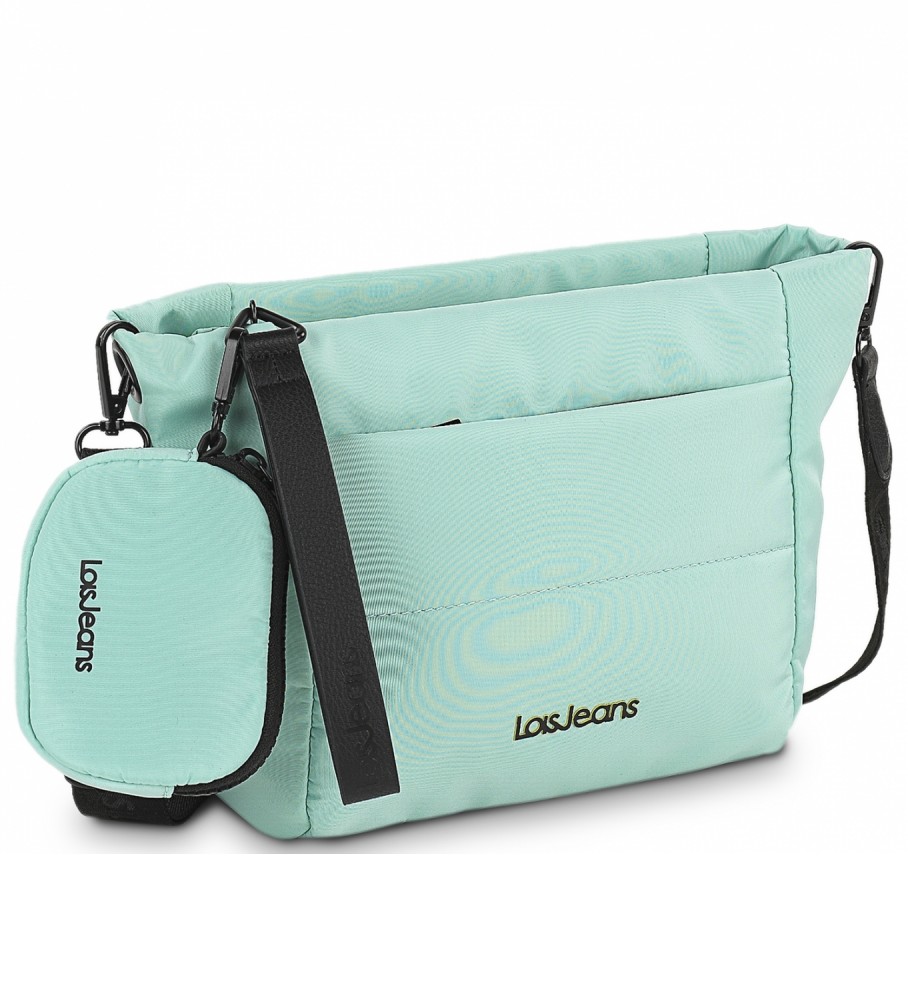 Bolsa de ombro Lois 314672 Verde Água - 30x18x12cm -