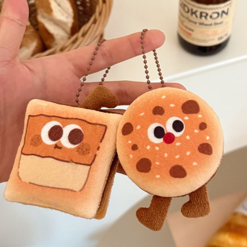 Bohod - Bakkerij Cartoon Pluche Tashanger Sleutelhanger (Verschillende Ontwerpen)