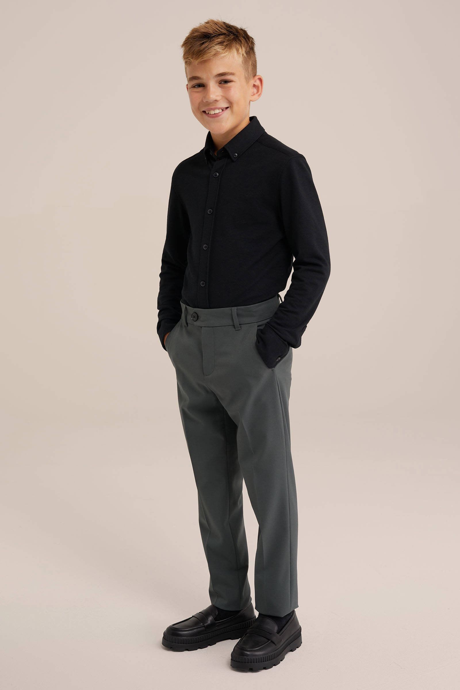 WE Fashion overhemd zwart
