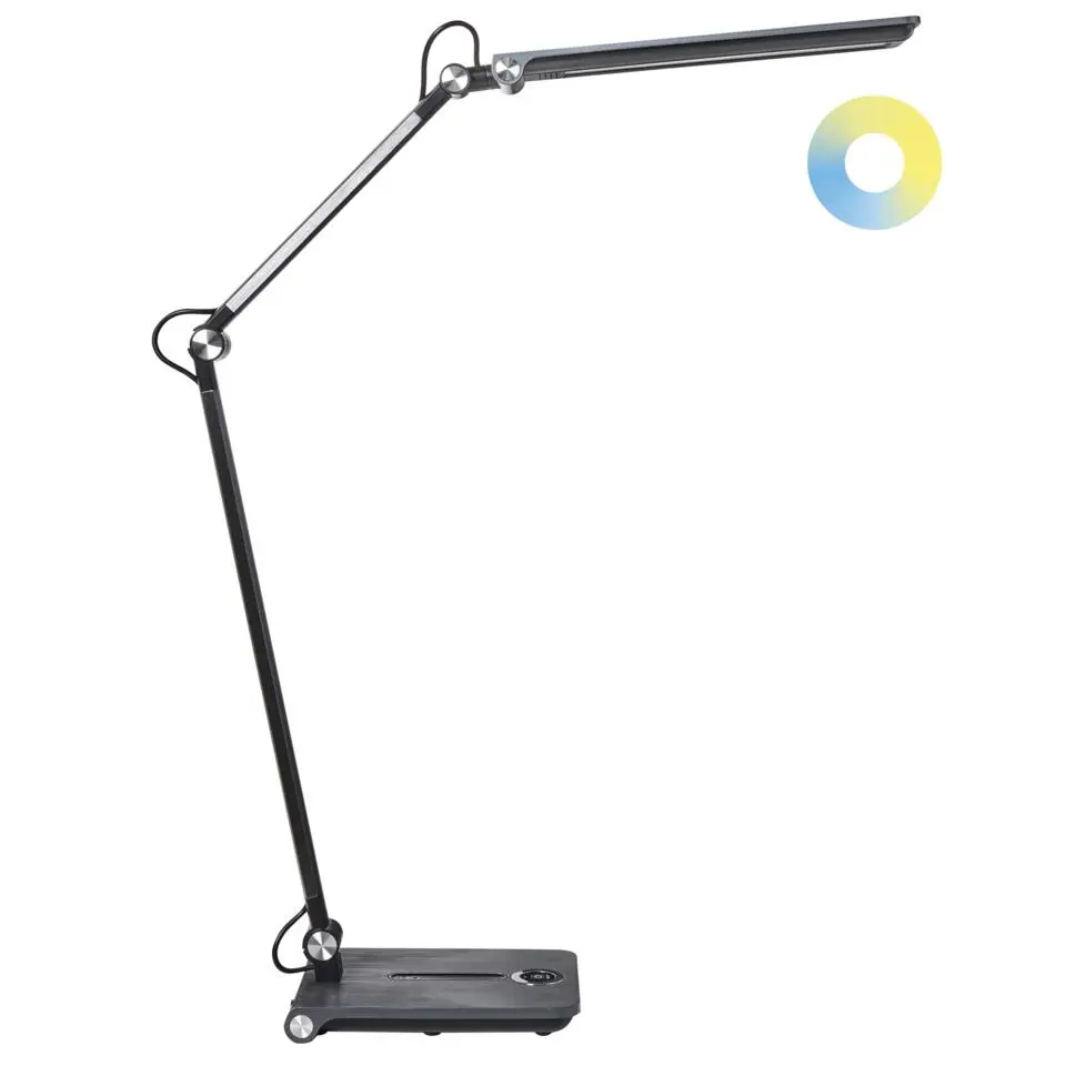 AQUILA - Bureaulamp LED - Grijs - Synthetisch materiaal