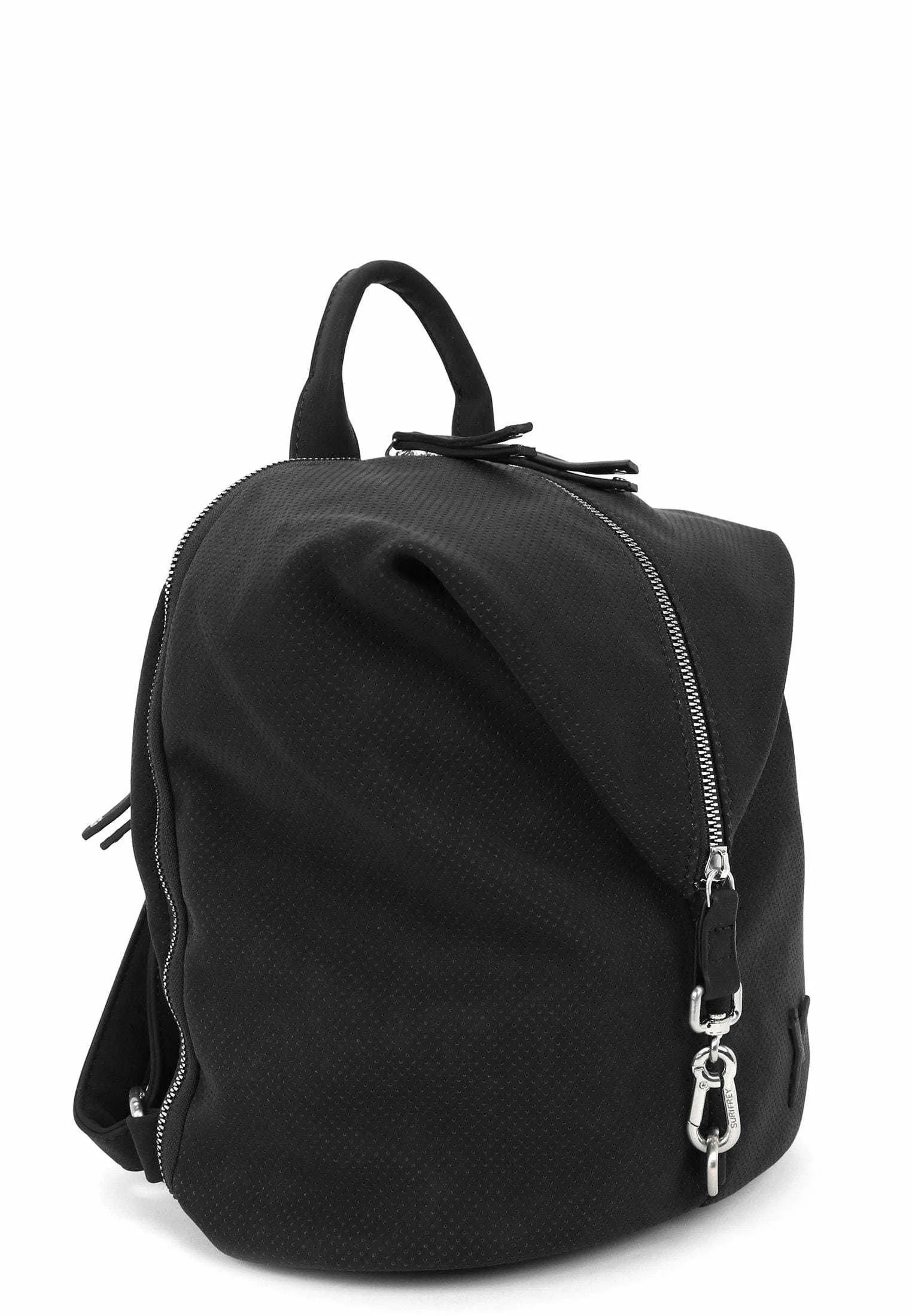 SURI FREY Rucksack Schwarz Lederimitat