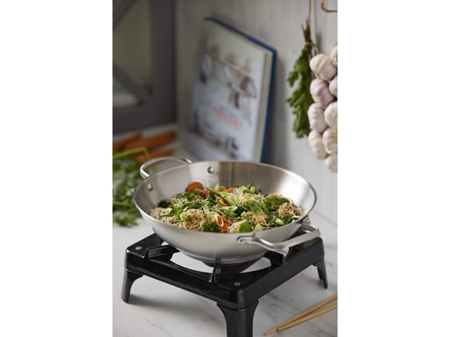 Pillivuyt Gourmet Roya Wok Dia 28 cm Stål