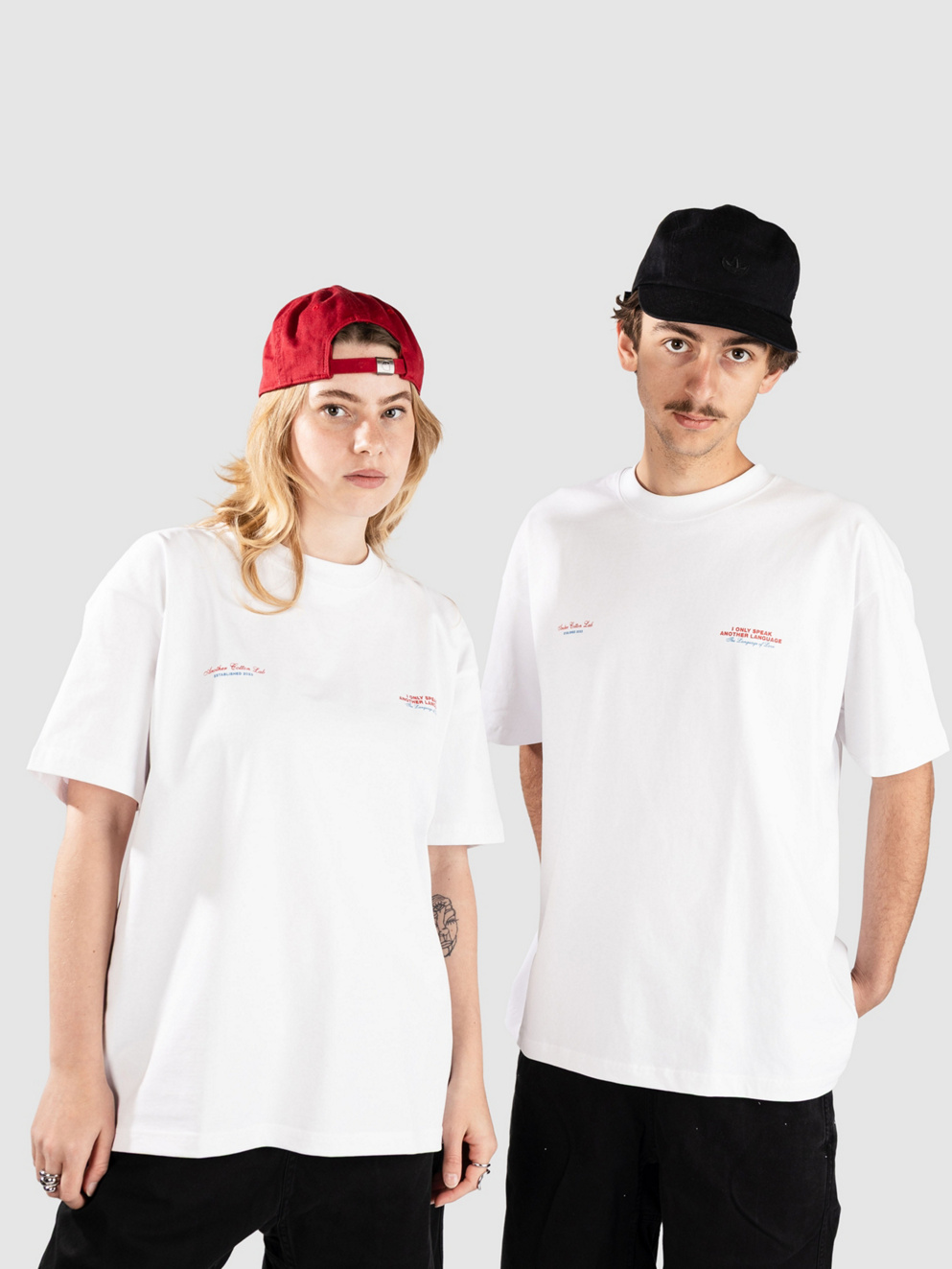 Another Cotton Lab Pardon Monsieur Oversized T-Shirt white