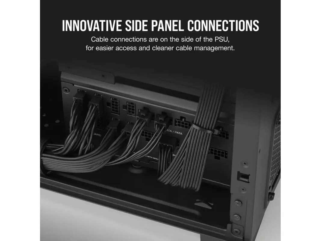 CORSAIR | RM1200x Shift - Strømforsyning (intern) - ATX12V / EPS12V - 80 PLUS Gold - AC 100-240 V - 1200 Watt - Europa