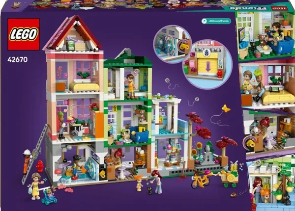 LEGO Friends 42670 Heartlake City lejligheder og butikker