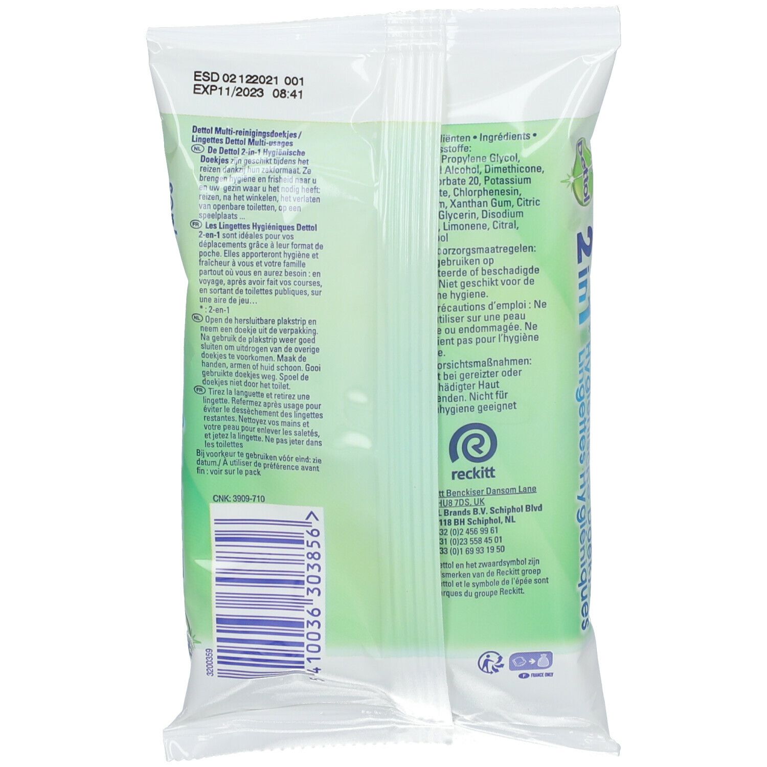 Dettol 2in1 Desinfektions-Tücher