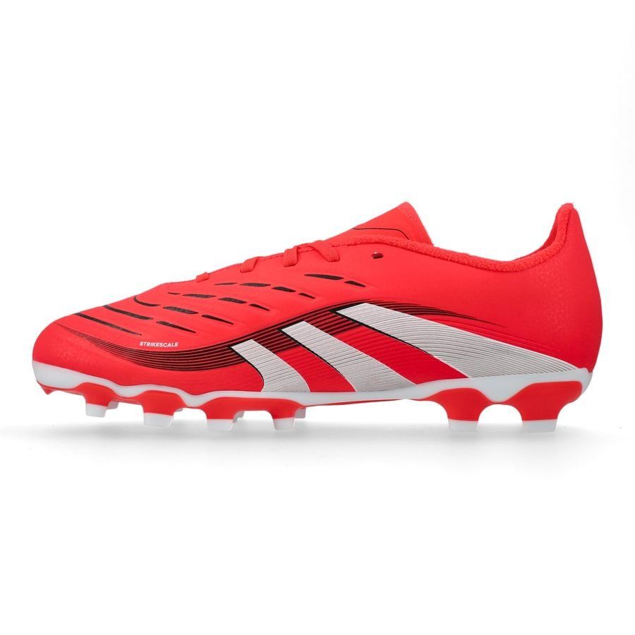adidas Predator League MG Pure Victory - Lucid Red/Blanc/Noir Enfant