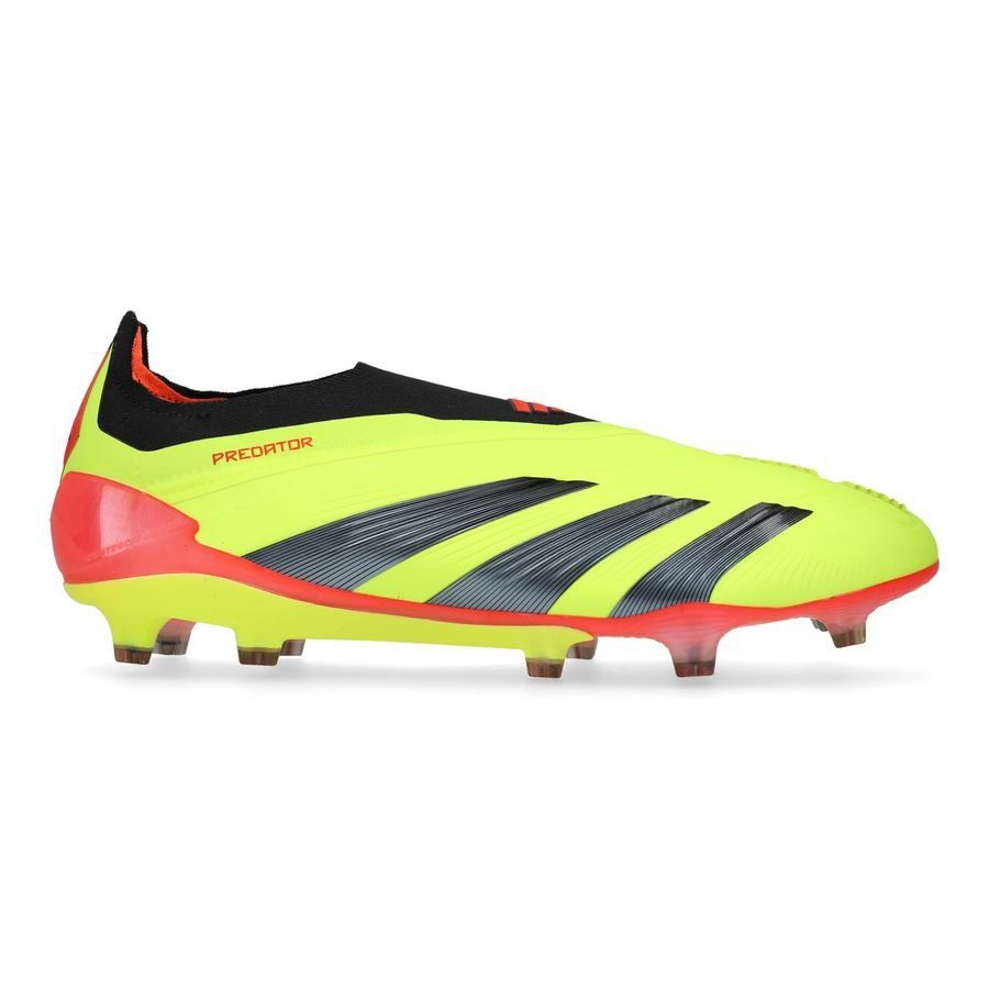 adidas Predator Elite Laceless FG Energy Citrus - Jaune/Noir/Rouge