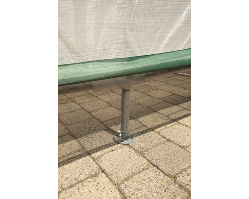 ShelterLogic foliekas inclusief stormankers 180 x 240 cm wit-groen