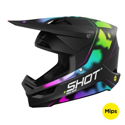 Casque cross Shot RACE - NITRO 2025 - Noir