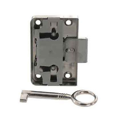 Serrure en applique l. 47 mm x H. 55 mm x EP. 9 mm
