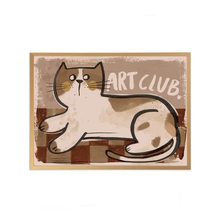 Studio Loco Grande affiche Cat artist club