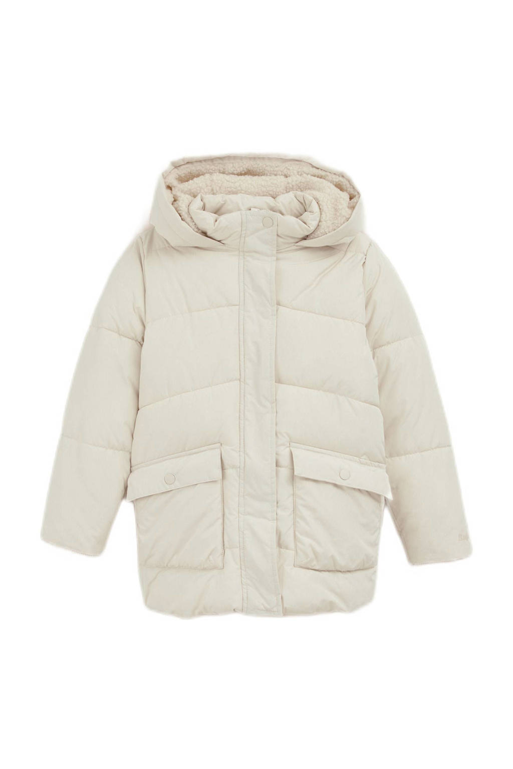 WE Fashion gewatteerde winterjas ecru