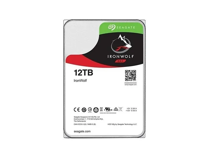 Seagate IronWolf ST12000VN0008 - Harddisk - 12 TB - intern - 3,5