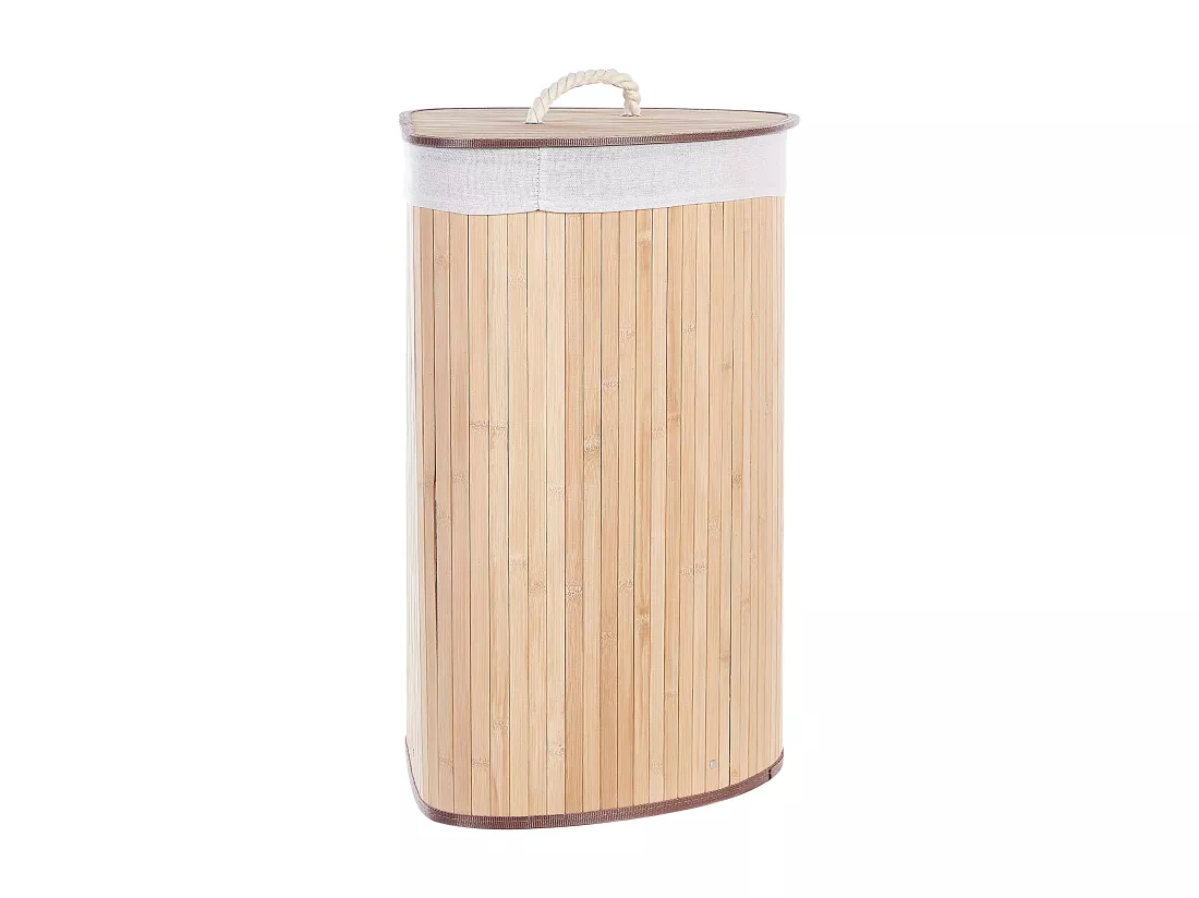 Panier en bambou marron clair 60 cm MATARA