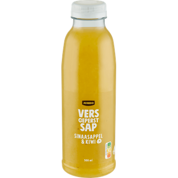 Jumbo Vers Geperst Sap Sinaasappel & Kiwi 500 ml