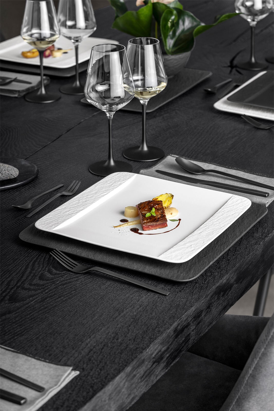 Villeroy & Boch Teller MANUFACTURE ROCK BLANC weiß
