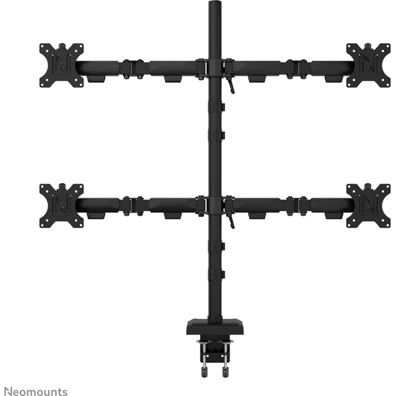 Neomounts DS60-600BL2-2 Bras de moniteur quadruple 10-32