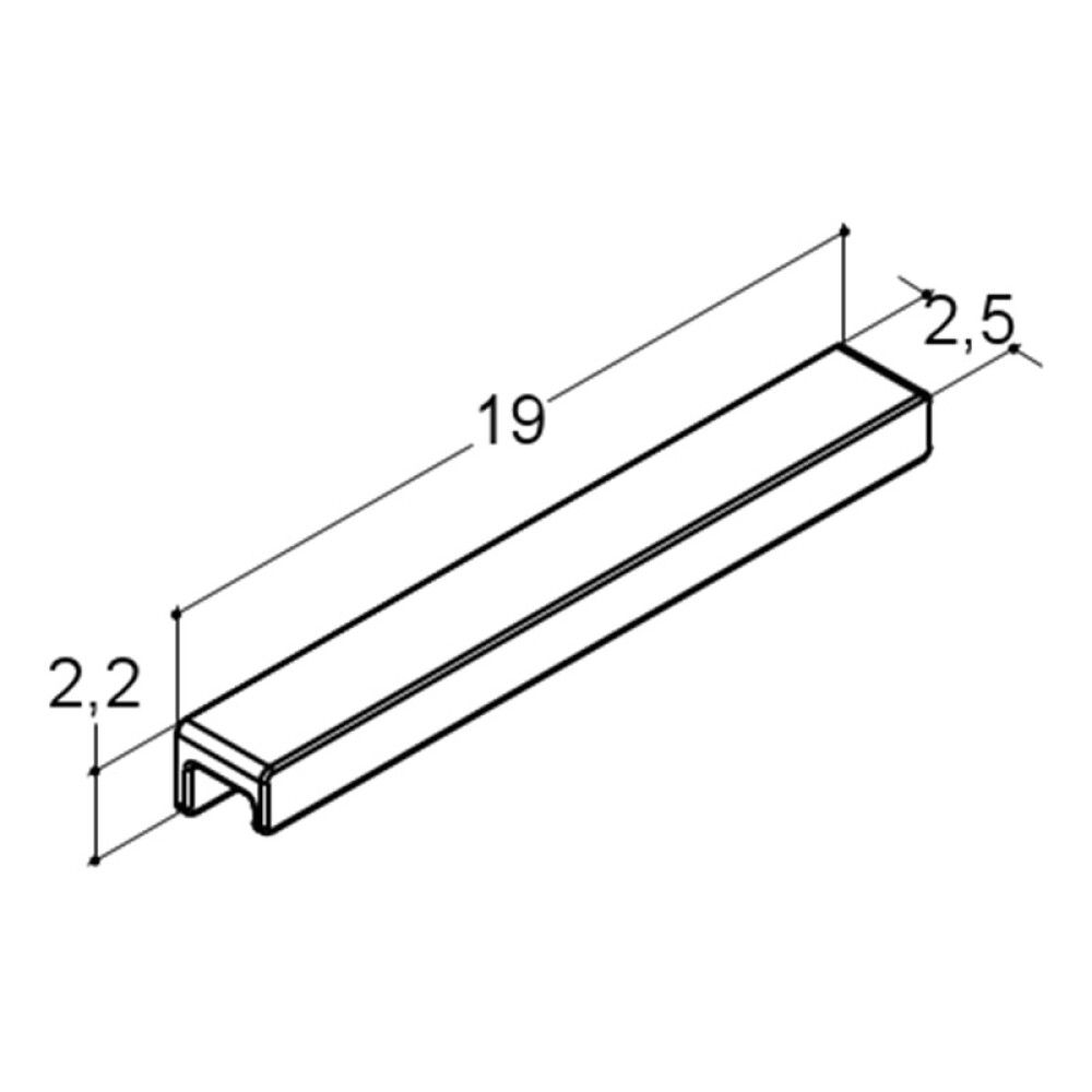 HÅNDTAK SCANBAD STEP SVART 190MM