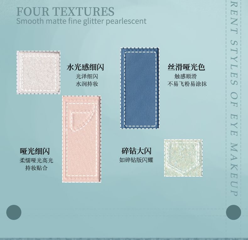 biya - Casual Denim 10-kleuren oogschaduwpalet - 3 soorten