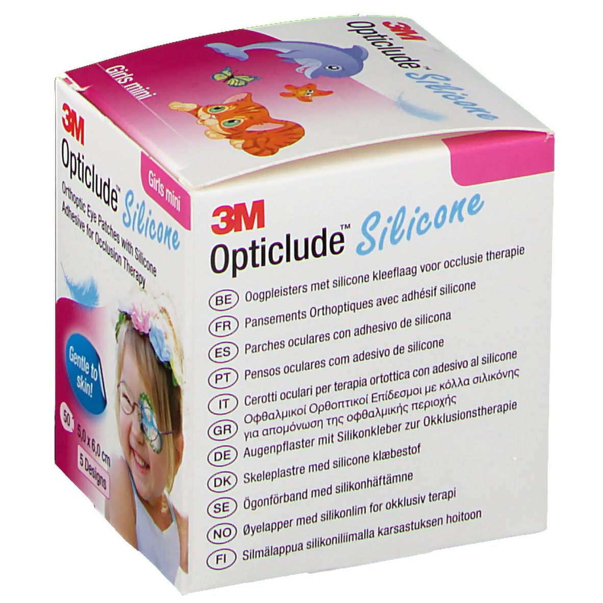 Opticlude 3M Silicone Girls mini 5 x 6 cm