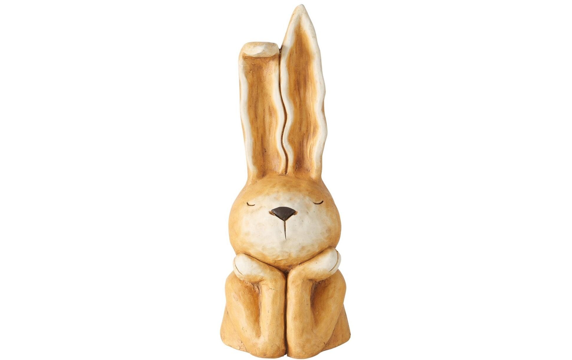 Aufsteller Hase Udo, BeigeOsterdekoration zum hinstellen