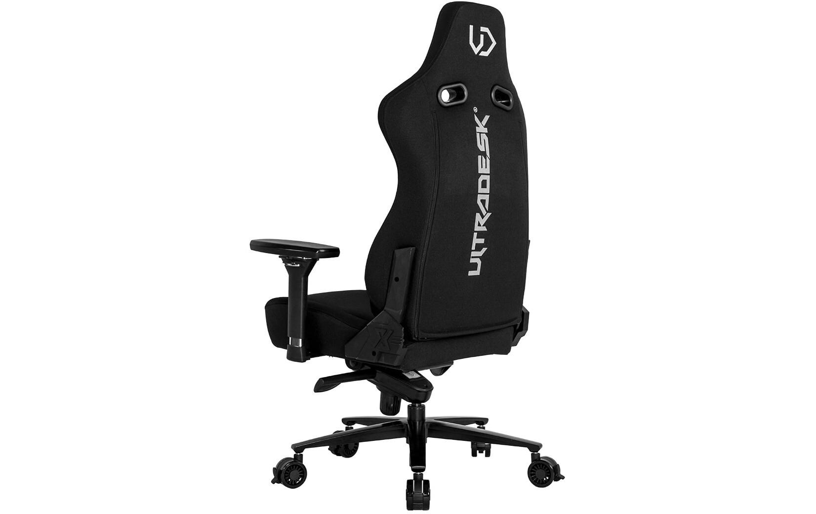 Gaming-Stuhl Throne Schwarz<br>Gaming-Stuhl aus Stoff mit 140 kg Belastbarkeit
