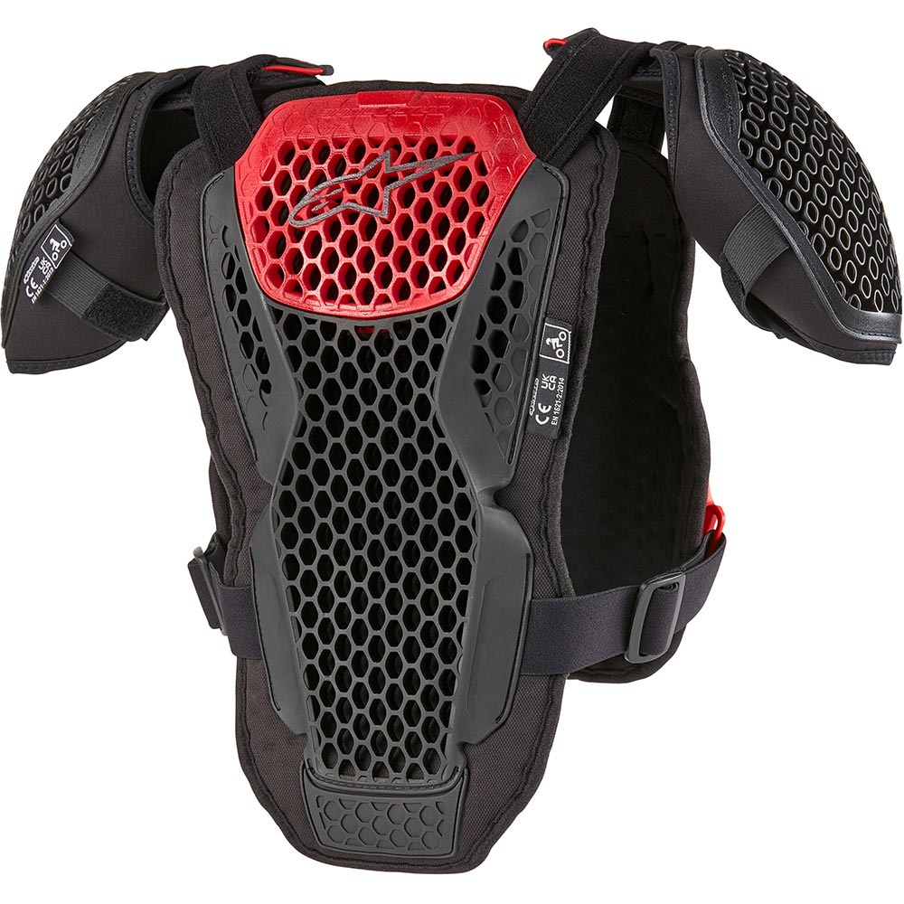 Alpinestars - Gilet anatomique enfant Youth Bionic Action Noir / Rouge