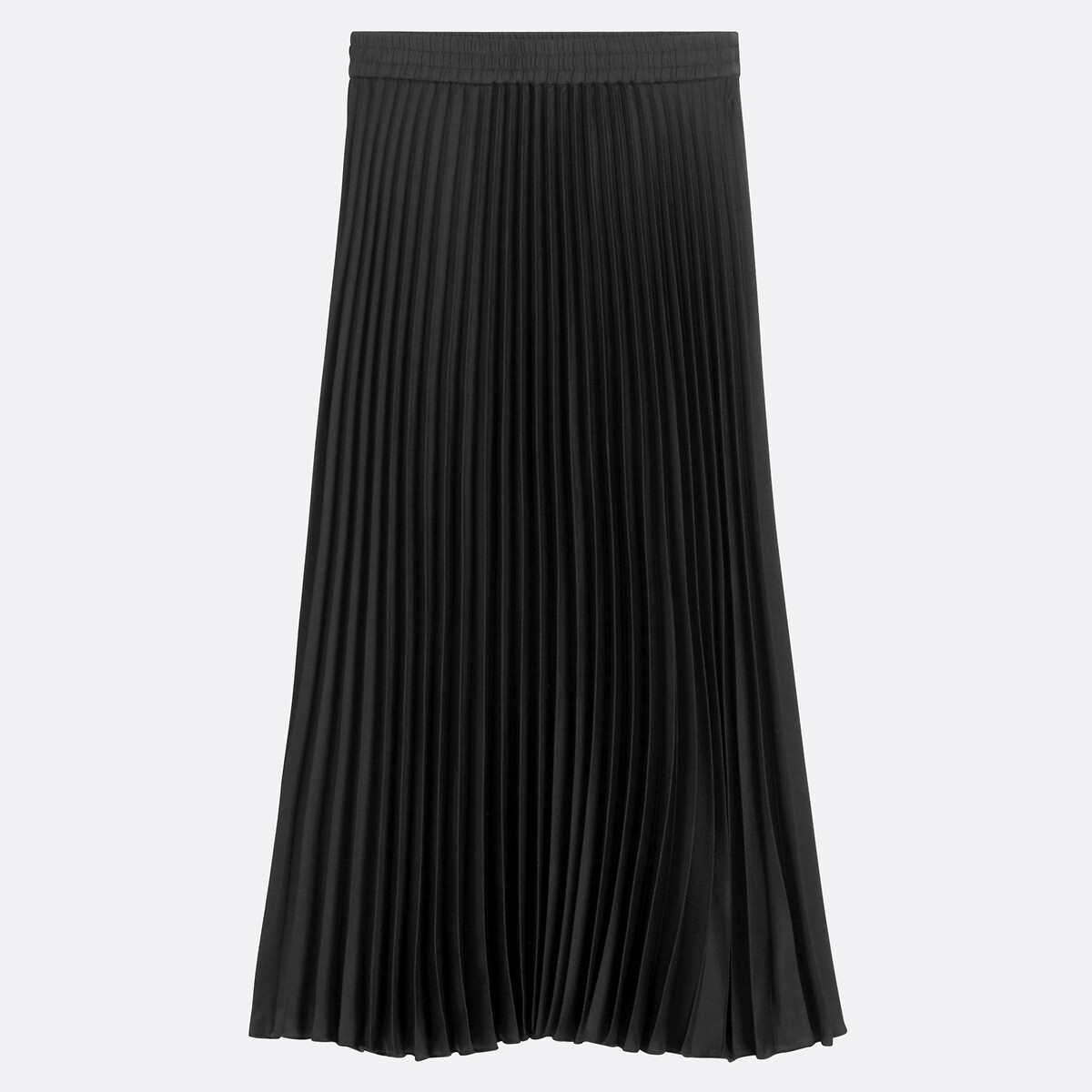 COLEÇÃO LA REDOUTE<br>Saia longa plissada com cós elástico