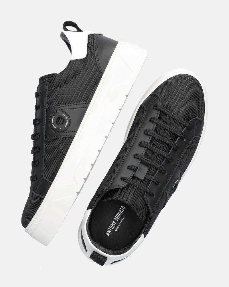 Antony Morato Soft Bold Lage sneakers  - zwart