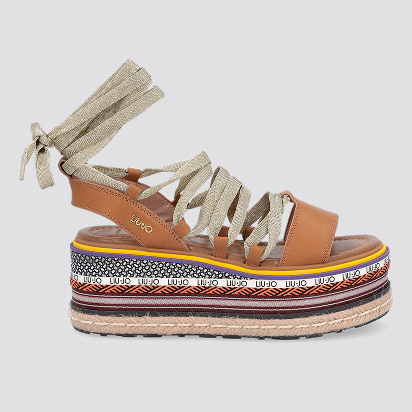 Liu-Jo Sandales en Cuir Noemi marron/beige