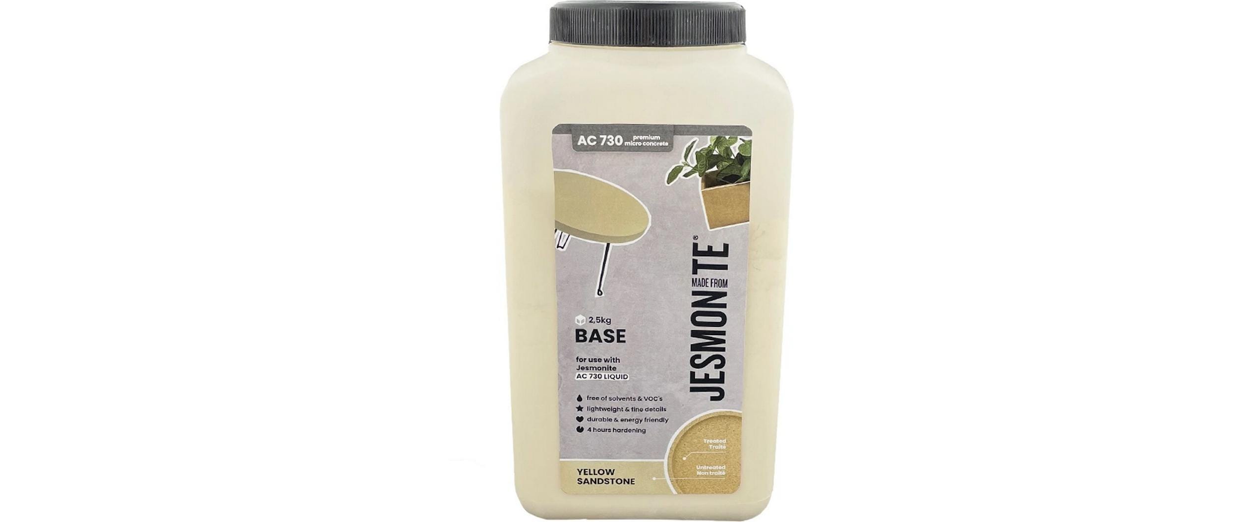 Modelliermasse Zementbasis Pulver 2.5 kg, Yellow SandstoneGiessharz Resin anstatt Epoxidharz