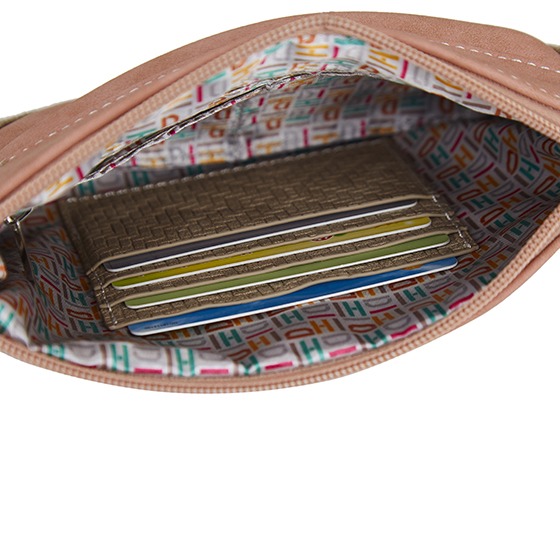 Hi-Di-Hi Melody Crossbody Bag Light Pink/ Beige