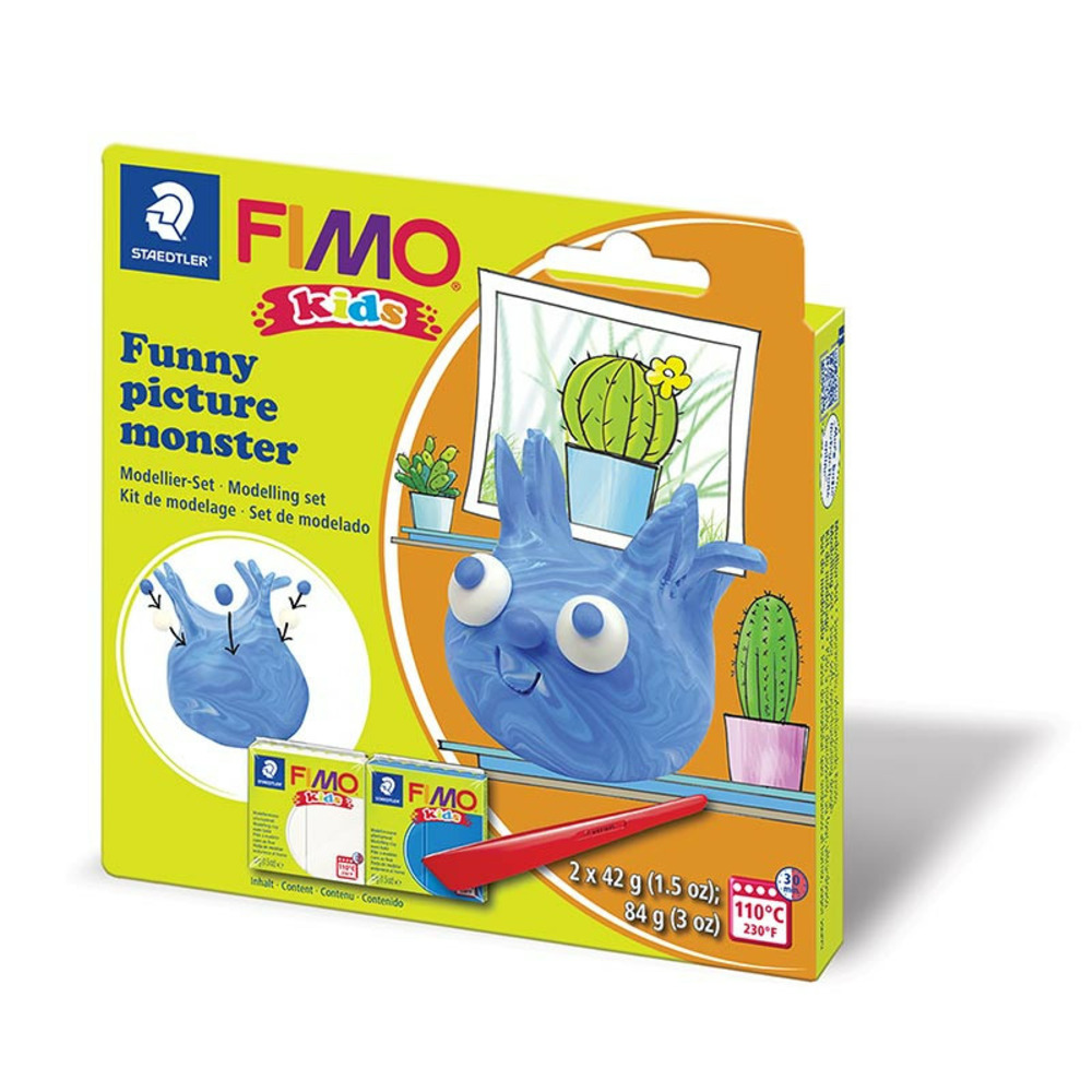 Coffret modelage enfant - pâte polymère - monstre