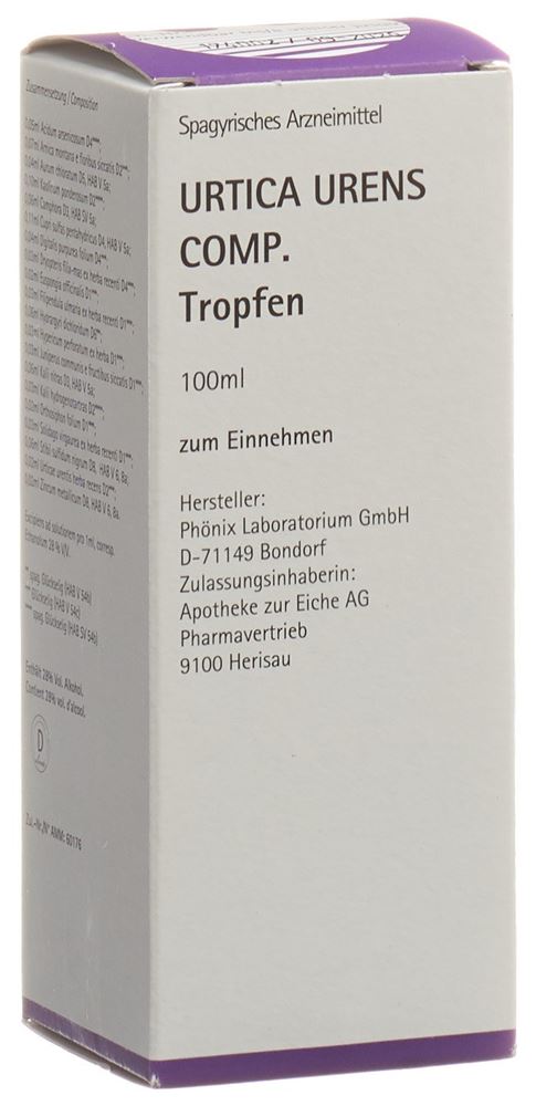 PHOENIX Urtica urens comp<br>100 ml, Tropfen zum Einnehmen, Flüssigkeit, spag