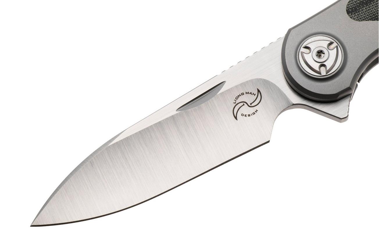 Liong Mah Zulu Black Canvas Micarta zakmes