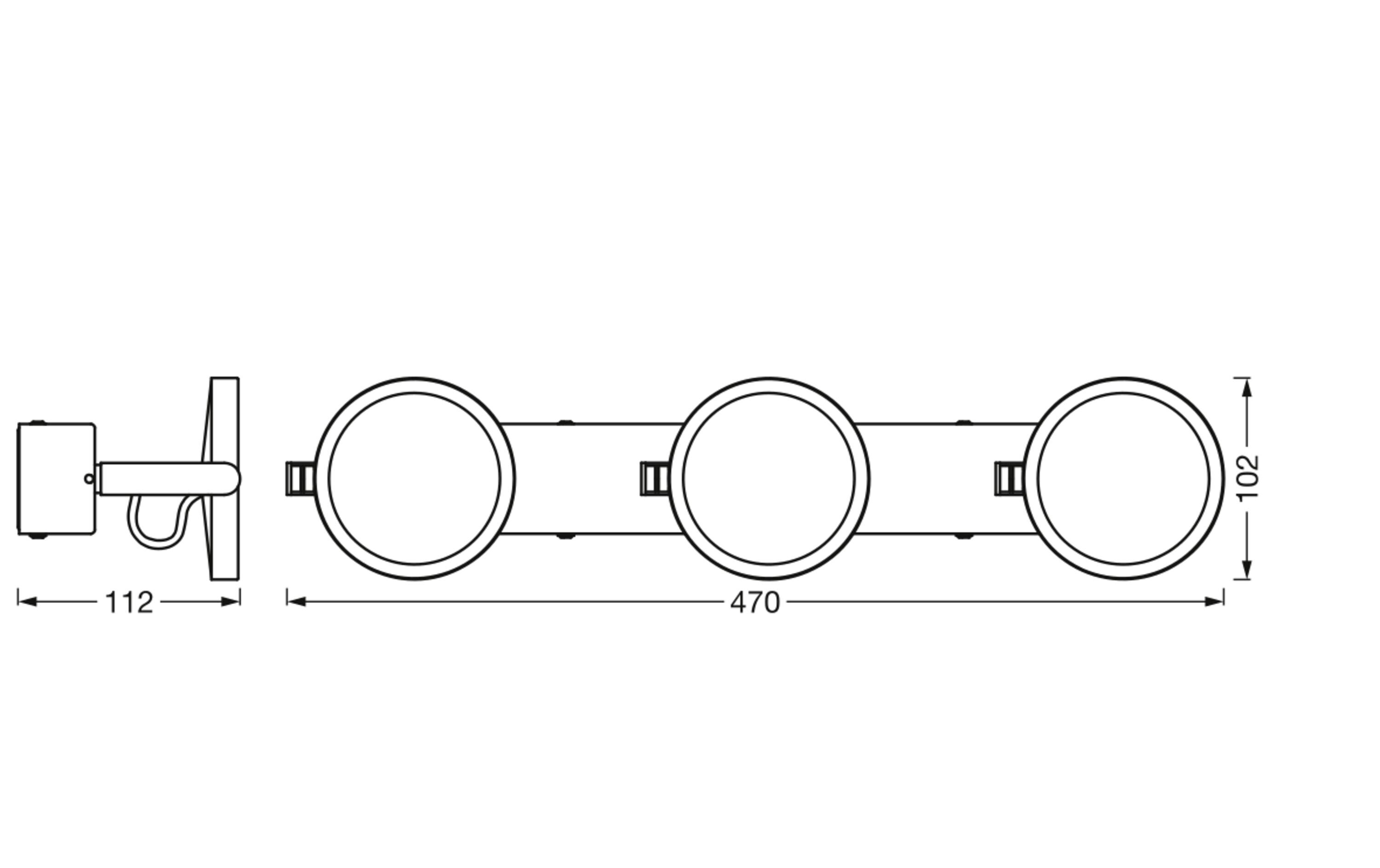 Badezimmerleuchte Sun@Home Round, 20W, 2200-5000K, Silber<br>Smarte Badezimmerleuchte