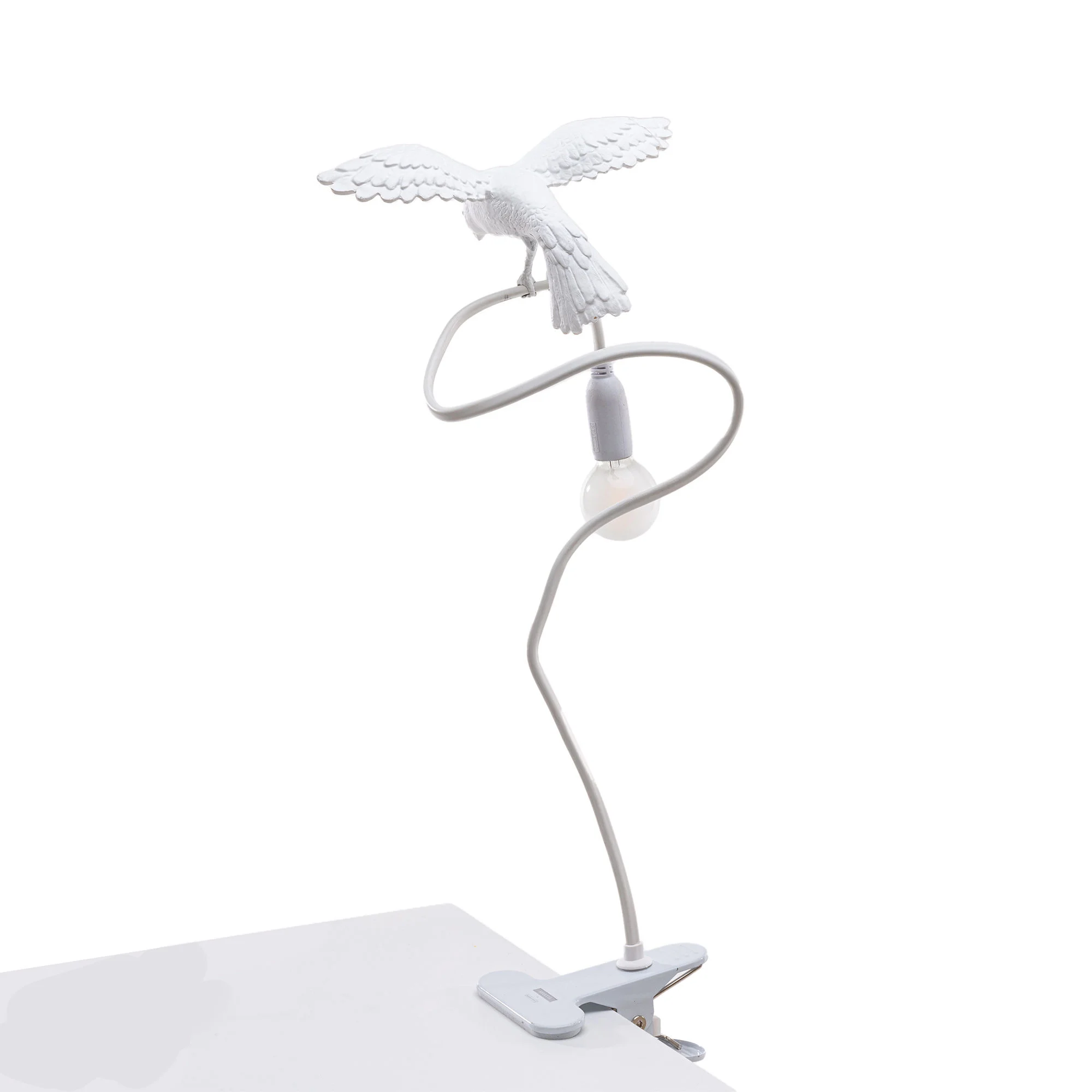 SPARROW / TAKING OFF - Spot à pince | Blanc