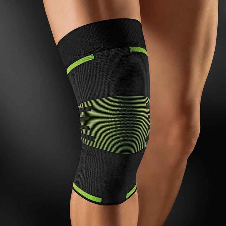 Bort Activecolor Sport Kniebandage S schwarz / grün, 1 St