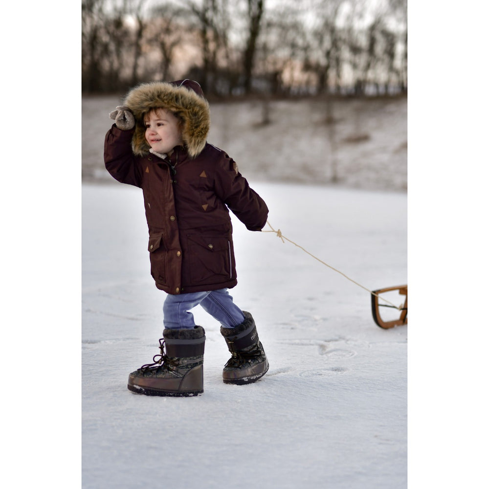 Køb Mikk-Line French Roast Twill Nylon Girl Parca
