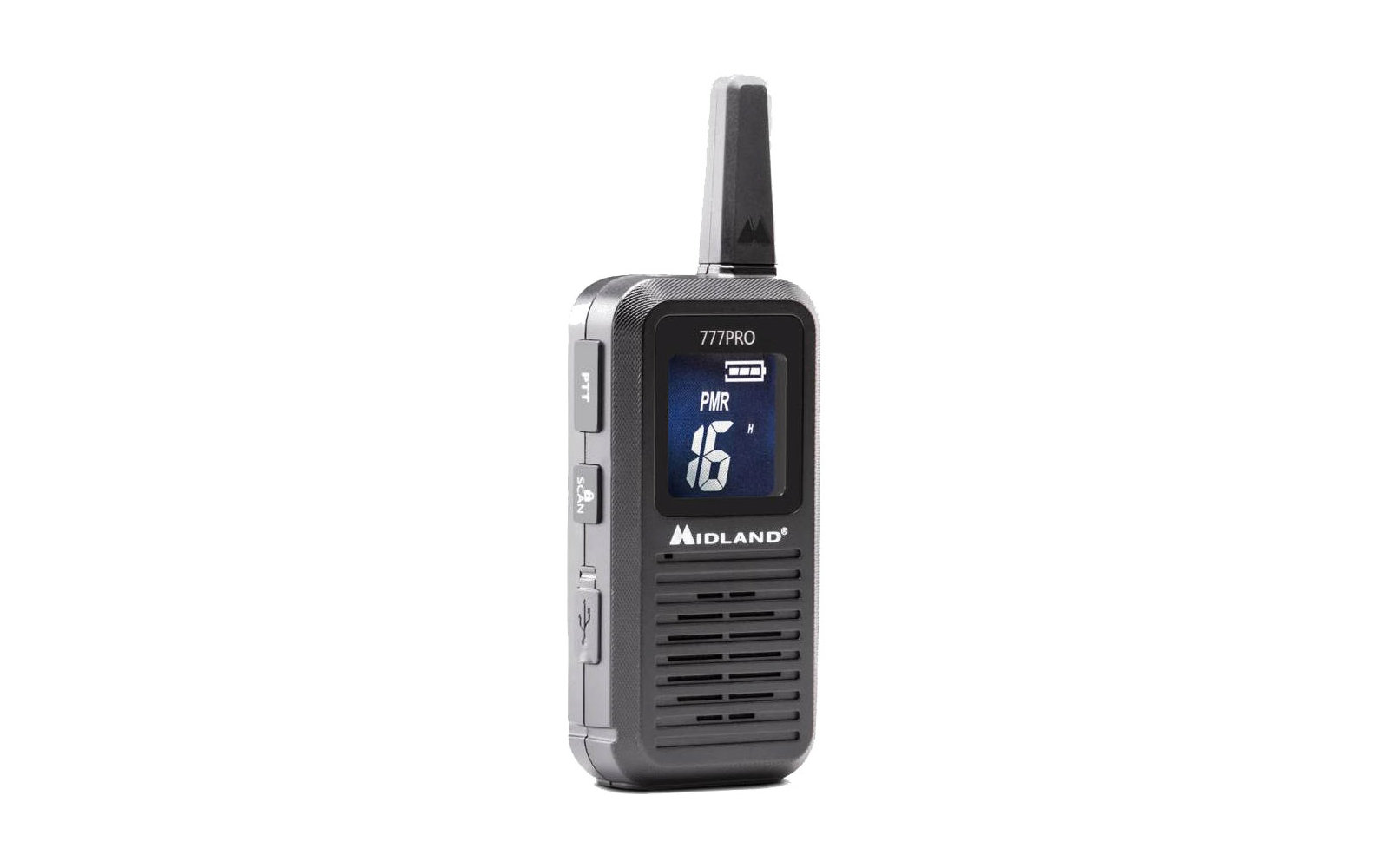 Midland 777 Pro PMR446 Sprechfunkgeräte 2 Stück inkl. Akkus und Ladegerät