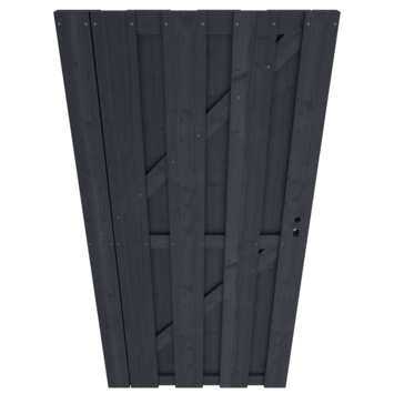 Tuinpoort Royal grenen antraciet ca. 180 x 90 cm