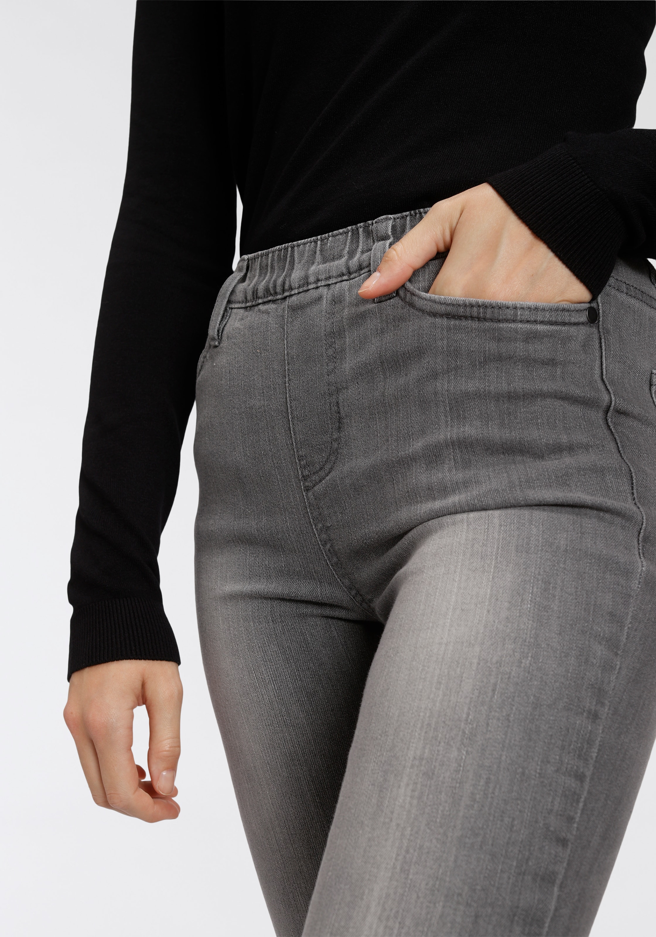 Flashlights Jeansjeggings, 2er-Packer Packung, enge Passform,  Röhrenjeans,  Used-Look-Waschung,  hohe Leibhöhe