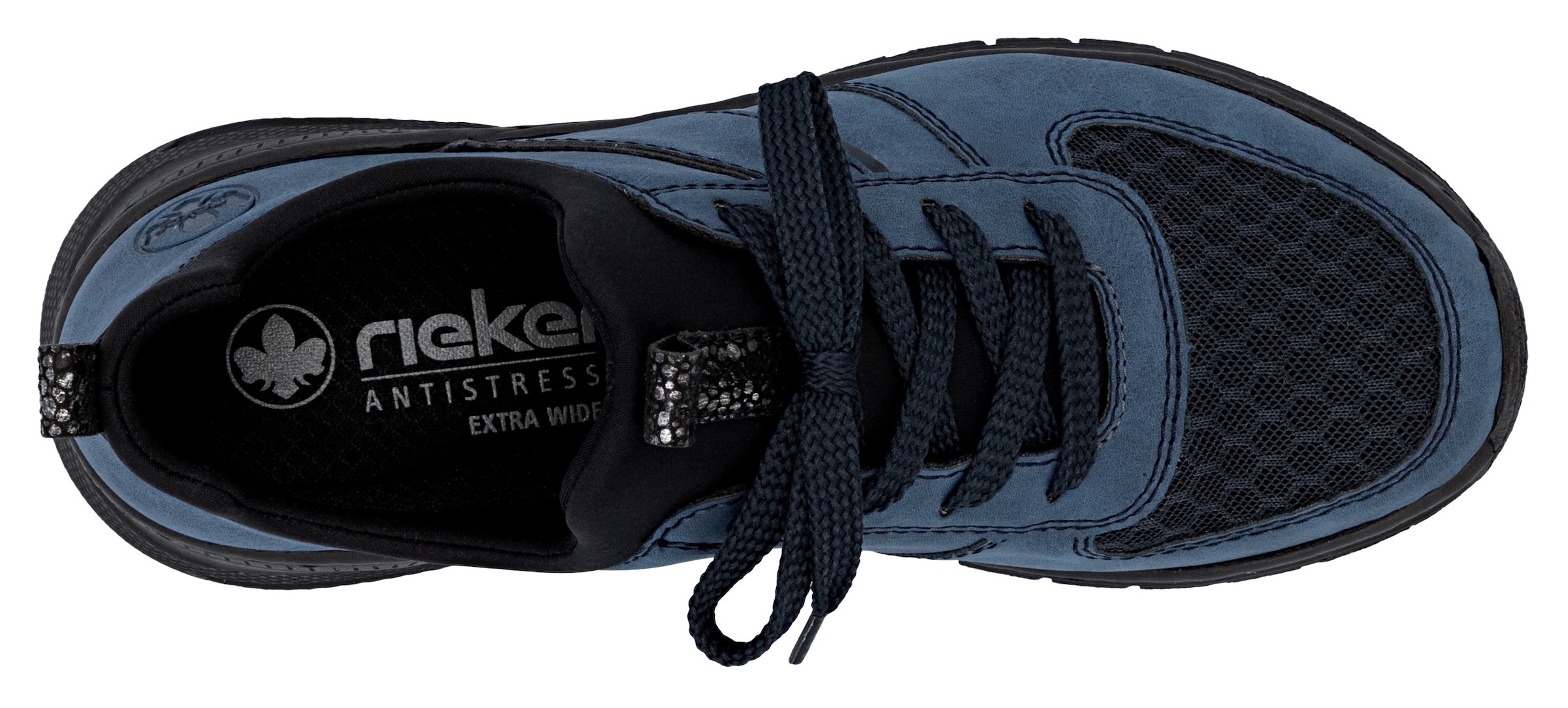Rieker Slip-On Sneaker  Schlupfschuh, Halbschuh, Freizeitsneaker, weiche MemoSoft-Innensohle
