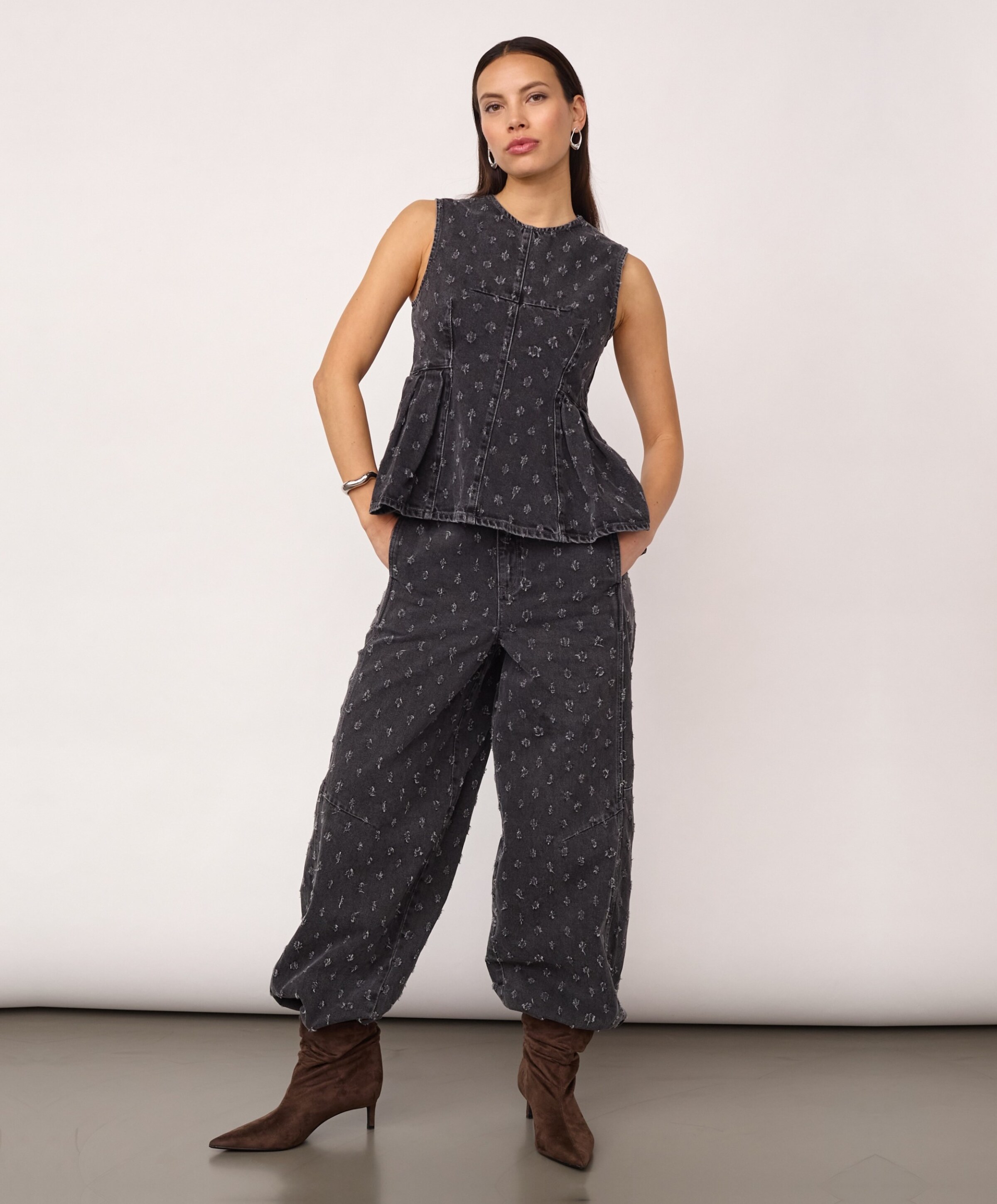 Co'Couture Dames top grijs