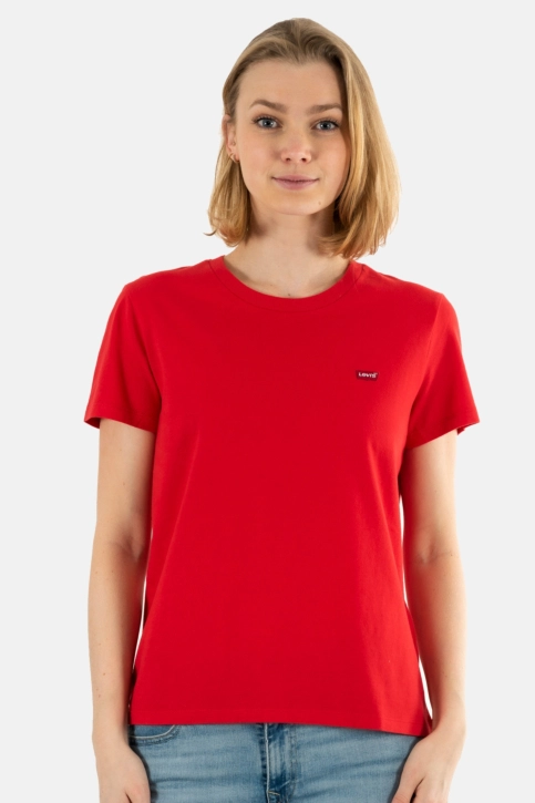 Tee shirt levi's® perfect tee 0303 script red