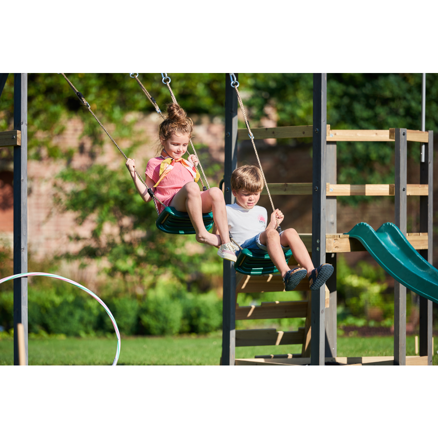 plum® Spielgerüst Barbary mit Doppelschaukel