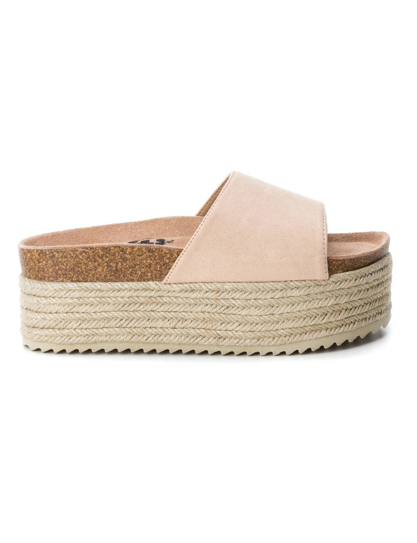 Light Pink Wedge Sandals